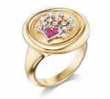Impeccable Words Love Signet Ring